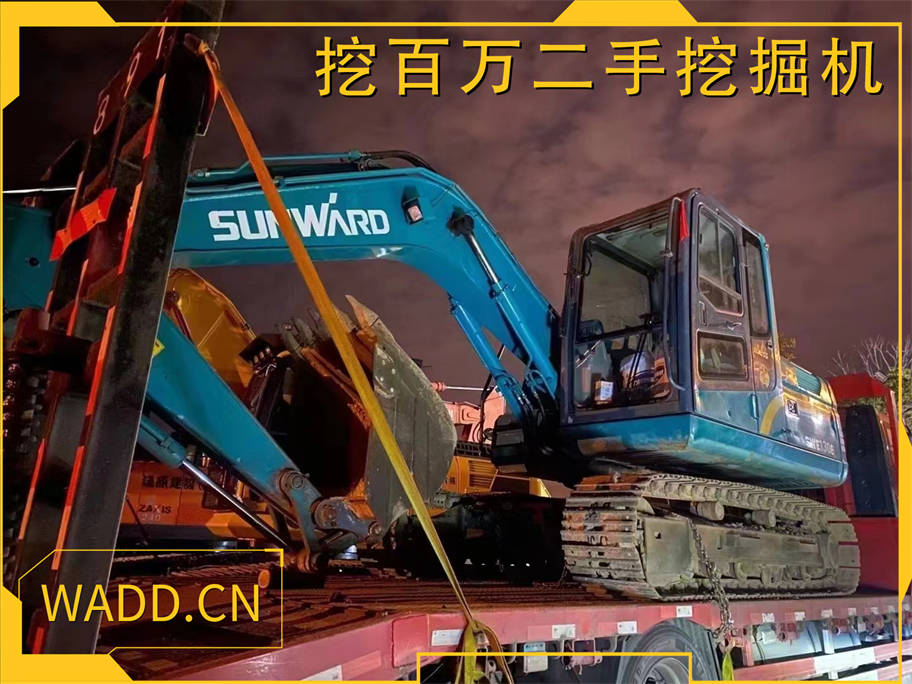 二手山河智能90挖掘機(jī)發(fā)往浙江，助力當(dāng)?shù)毓こ探ㄔO(shè)